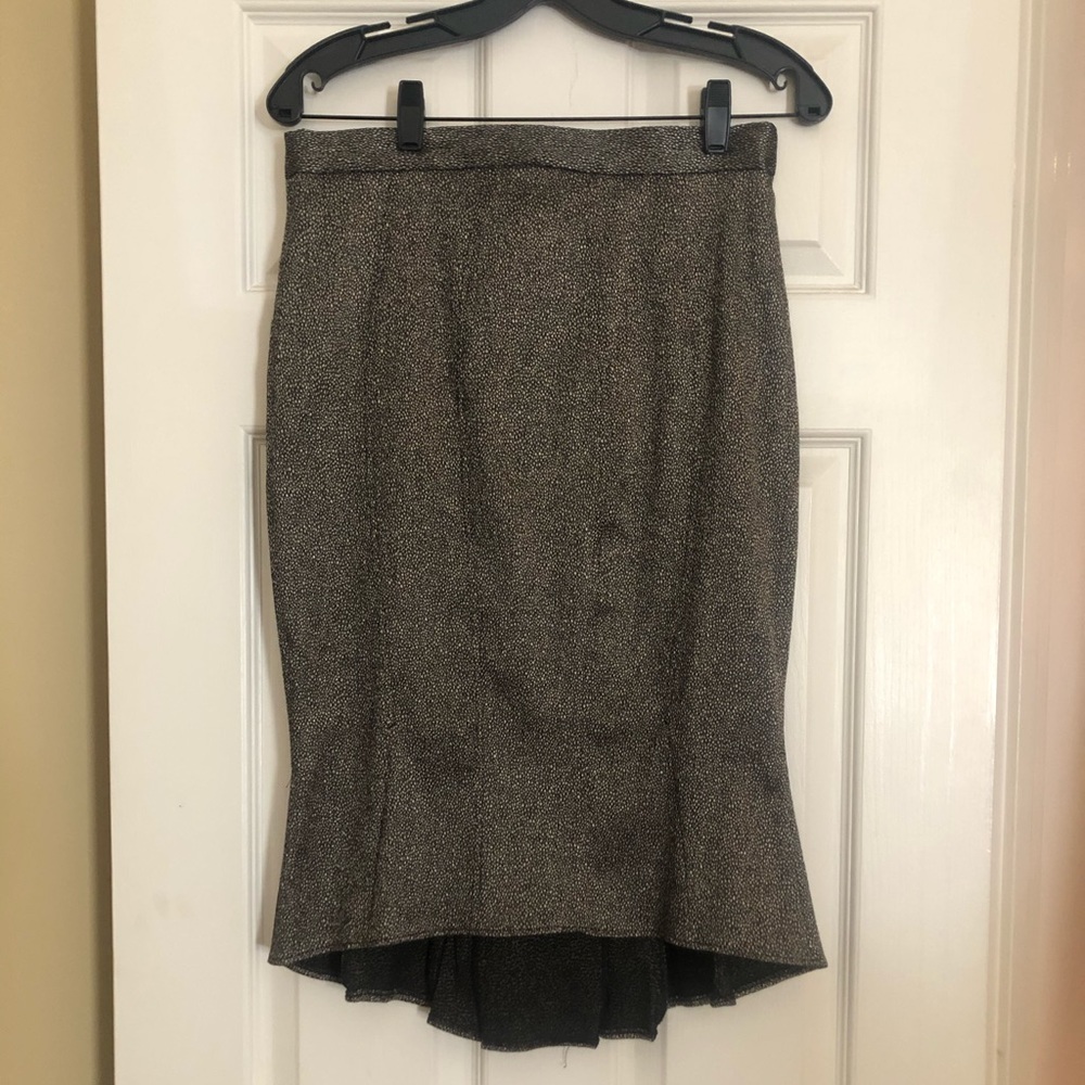 Zack Posen High Low Pencil Skirt